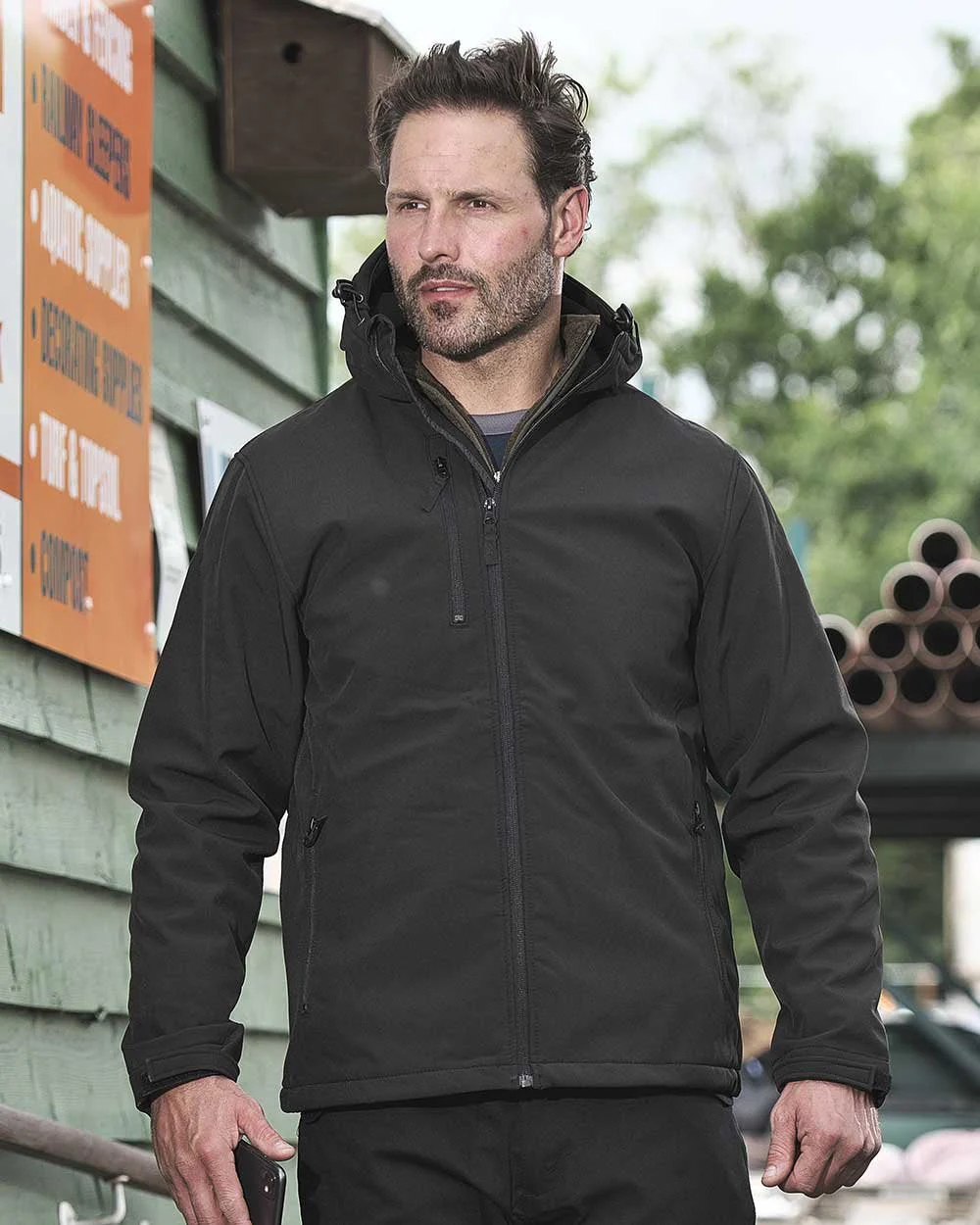 Fort Holkham Hooded Softshell Jacket - Image 2